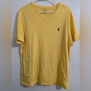 Polo by Ralph Lauren Men's Bright Yellow Tee